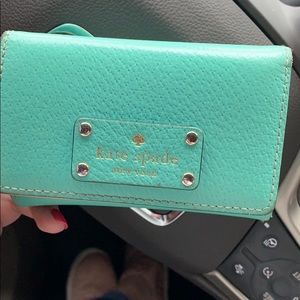 Kate space mint green wallet